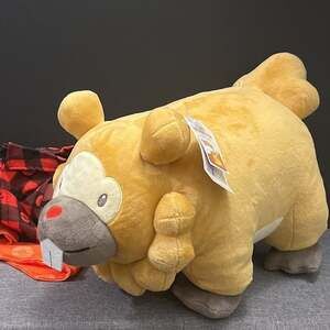 Build A Bear Bidoof Pokemon Full Bundle With Sound Shirt & Bandana BNWT